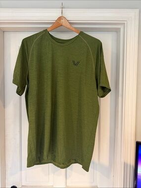 Men's Olive Green Performance Tee
